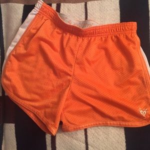 Orange Shorts ( Kids , BIG GIRLS ) SIZE 14